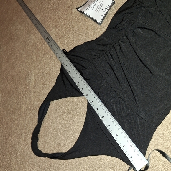 NWT/ CITY STUDIO /SMALL/HALTER STYLE LITTLE BLACK DRESS - Picture 10 of 16